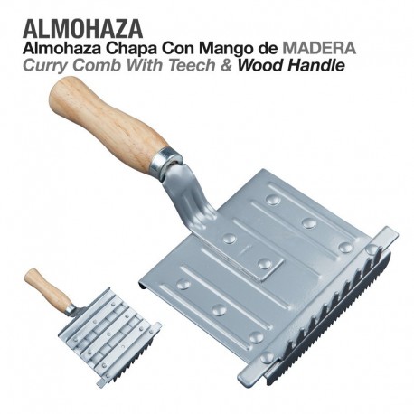 Almohaza chapa con mango madera