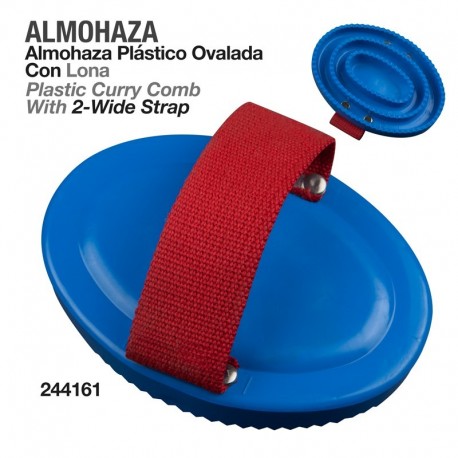 Almohaza plástico ovalada con lona