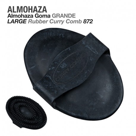 Almohaza goma grande negro