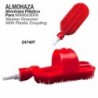 Almohaza plástico para manguera