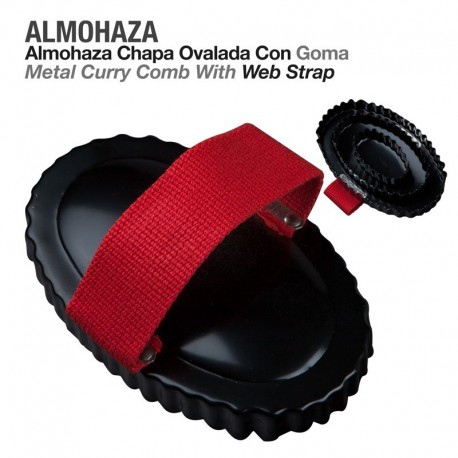 Almohaza chapa ovalada con lona