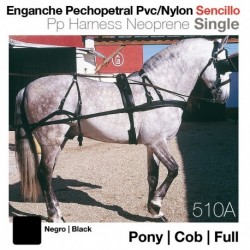 Enganche pechopetral pvc/nylon sencillo