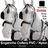 Enganche collera pvc/nylon doble