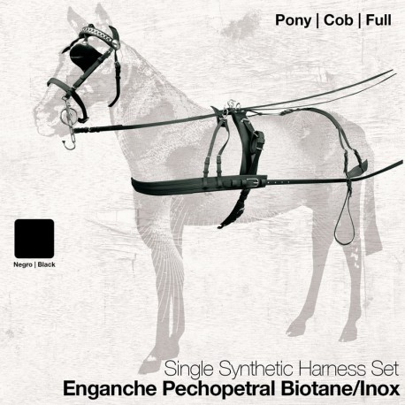 Enganche pechopetral biotane/inox sencillo