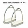 Estribo inglés inox compensado con taco niño
