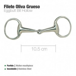 Filete oliva inox