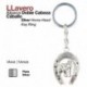 Llavero alpaca doble cabeza caballo