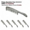 Peine aluminio con mango