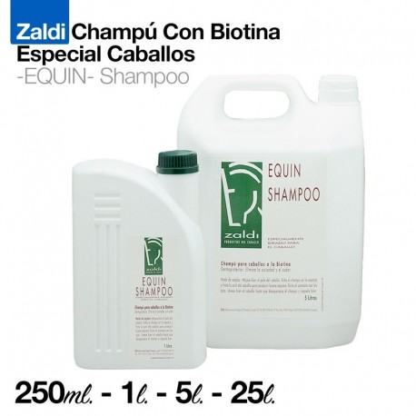 Zaldi champú con biotina especial caballos