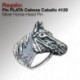 Pin plata cabeza caballo