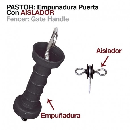 Empuñadura puerta con aislador