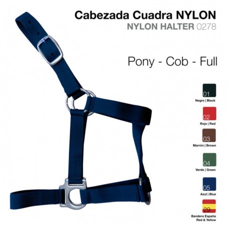 Cabezada cuadra nylon