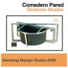 Comedero pared giratorio Stubbs para caballos