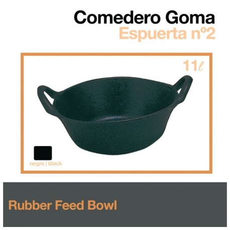 Comedero goma espuerta para caballos