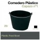 Comedero plástico capazo 25 Lt.