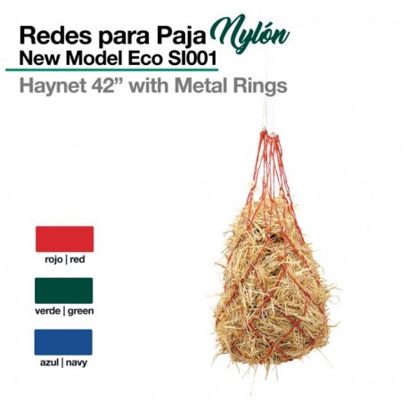Redes para paja nylon para caballos