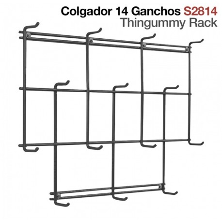 Colgador 14 ganchos para colgar cabezadas, bocados, filetes