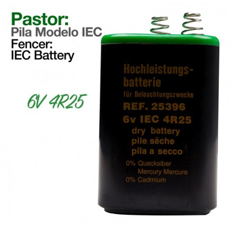 Pila modelo IEC 6V