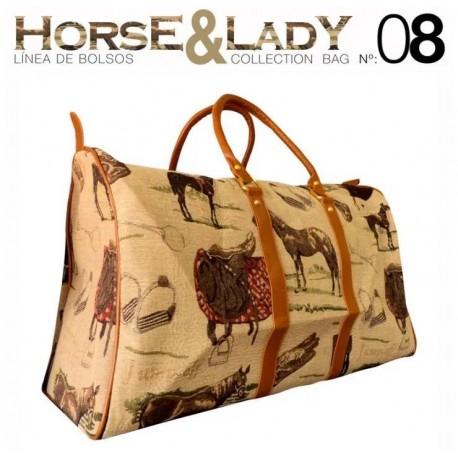 Bolso grande viaje colección Horse&Lady 8 motivo caballos