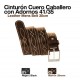 Cinturón cuero caballero con adornos