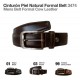 Cinturón piel natural formal belt