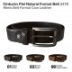 Cinturón piel natural formal belt 3479