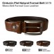 Cinturón piel natural formal belt 3479
