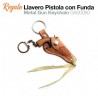 Llavero pistola con funda
