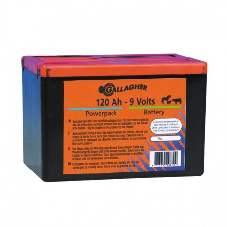 Pila 120Ah, 9V