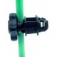 Aislador de varilla negro 12mm