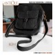 Bolso Zaldi Anitque negro cuero natural
