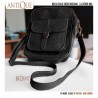 Bolso Zaldi Anitque negro cuero natural