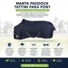 Manta Paddock Tattini Impermeable 200 gr para Pony